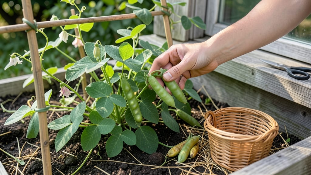 When to Harvest Garden Peas: 3 Simple Checks for Sweetest Pods