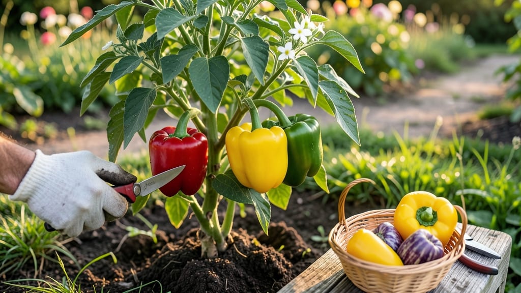 When to Pick Bell Peppers From Garden: Color-Coded Ripeness Chart for Perfect Harvest