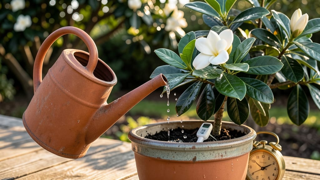 How to Water Gardenia Plants: Avoid Overhead Mistakes That Stunt Blooms