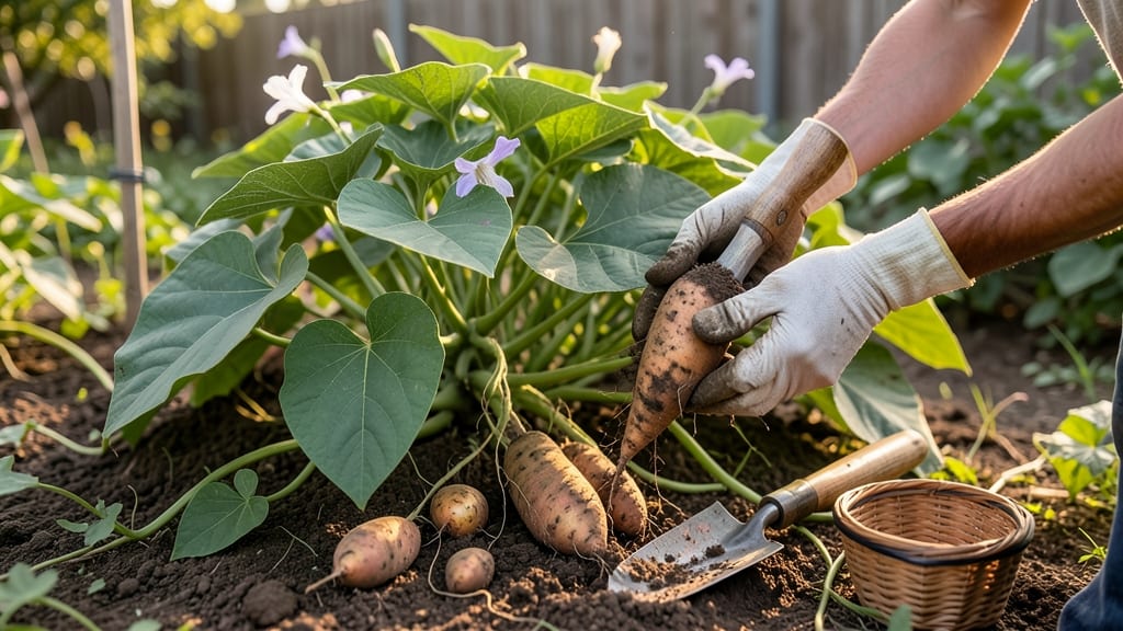 When to Pick Sweet Potatoes From the Garden: 3 Visual Cues for Perfect Harvest Timing
