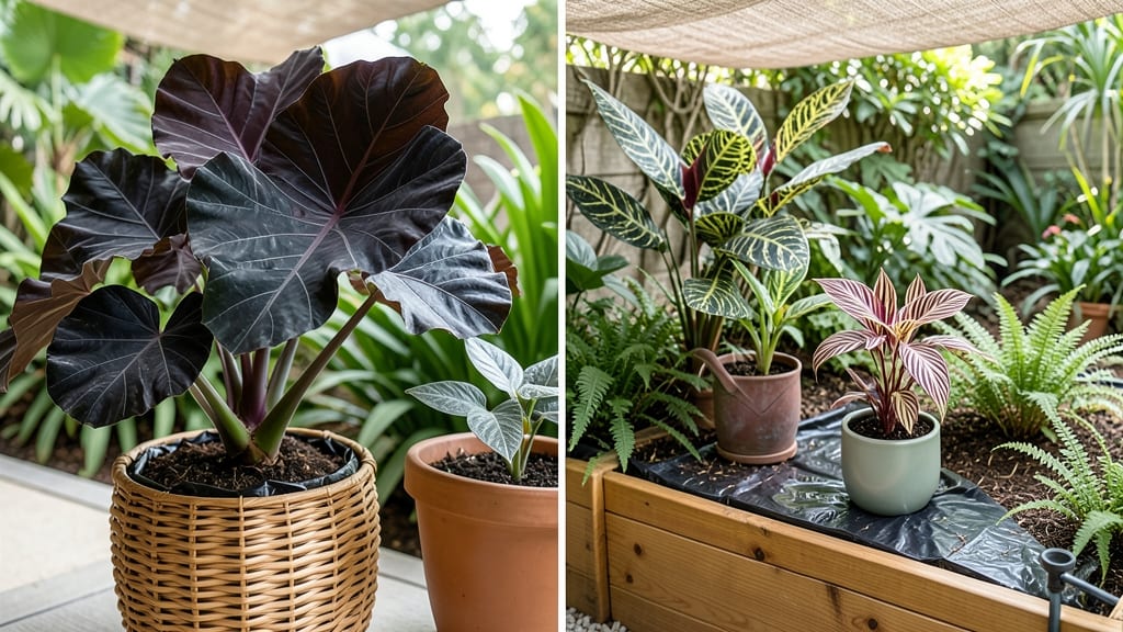 Alocasia Garden Ideas: Bold Foliage Layouts for Shady Spaces