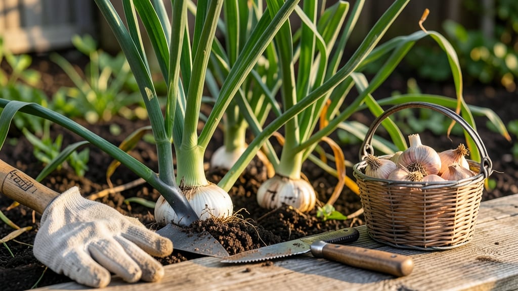 When to Pick Garlic from Garden: Leaf-Dying Tricks for Perfect Curing