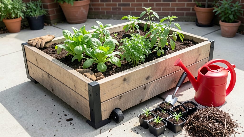 Portable Raised Garden Beds: Lightweight Materials for Easy Mobility & Year-Round Growing