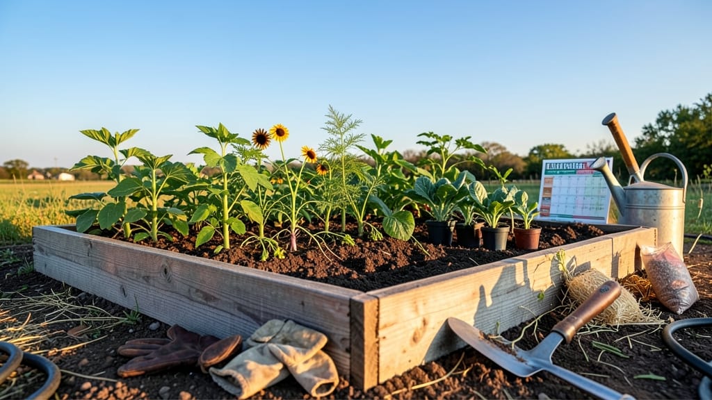 When to Plant a Garden in Texas: Heat-Tolerant Crops Timeline for Zero Frost Risk