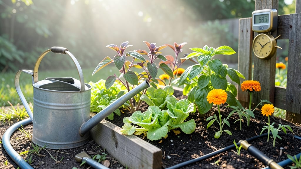 When Is the Best Time to Water a Garden: Early Morning Secrets for Zero Waste