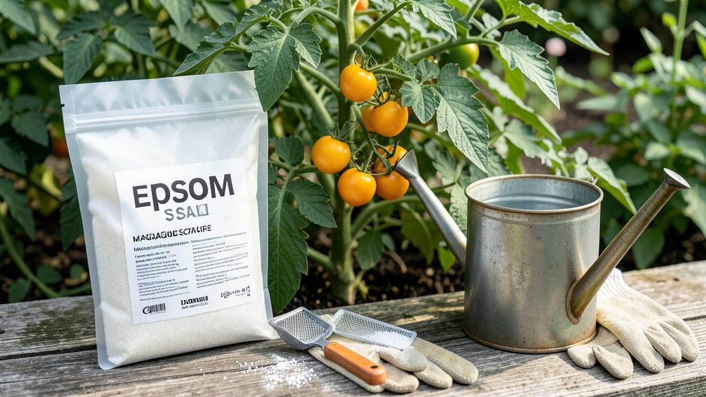 Epsom Salt for Gardens: Science-Backed Fixes for Yellowing Leaves and Weak Growth