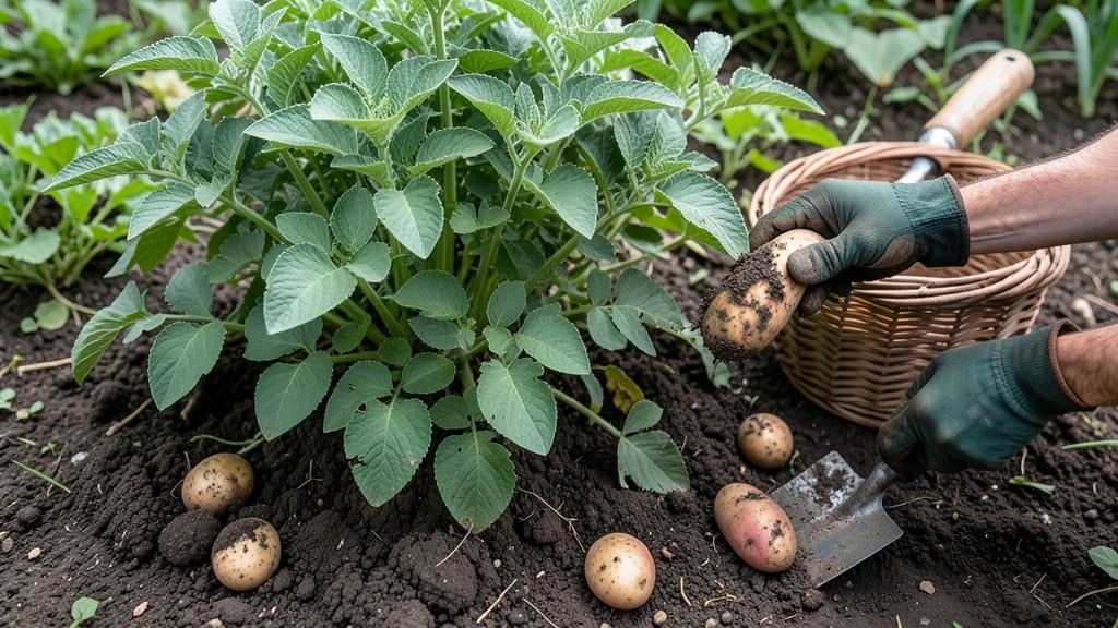 When to Harvest Potatoes From Garden: Dig for New Growth When Flowers Appear