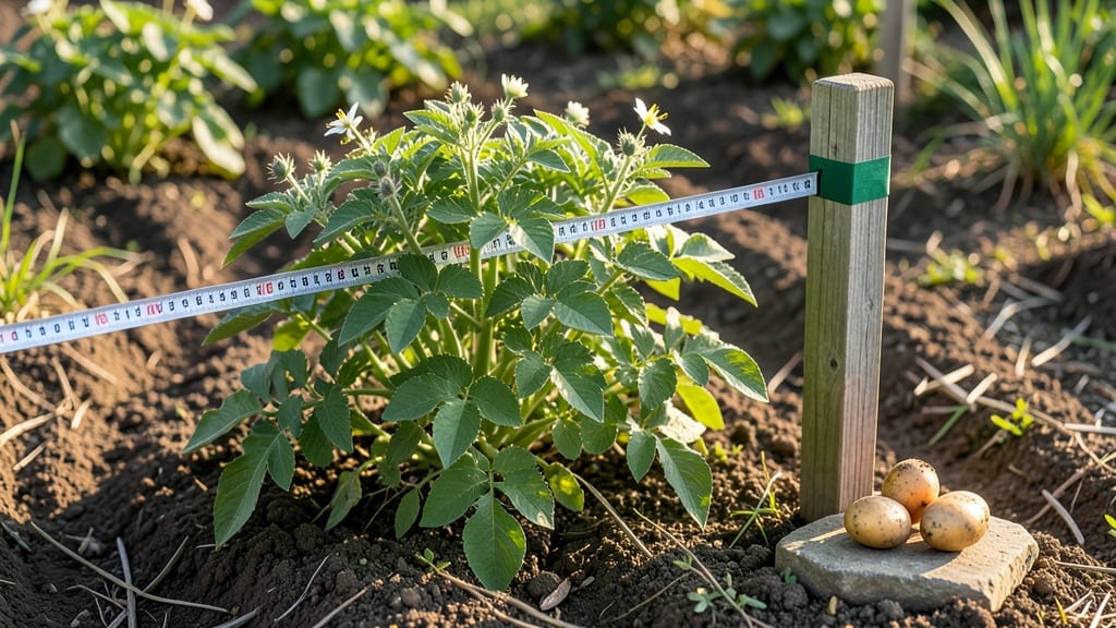 Potato Spacing in Garden: Row Depth & Distance for Maximum Yield